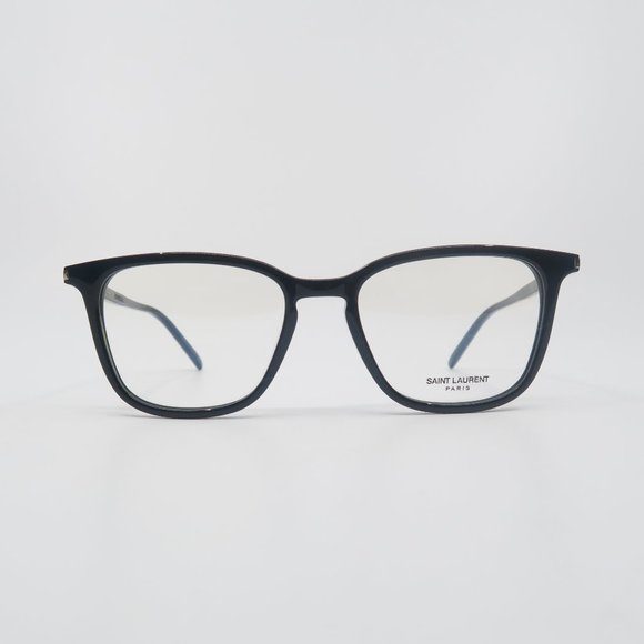 Saint Laurent SL 479 001 New Glossy Black Eyeglasses 52mm with case - Picture 1 of 7
